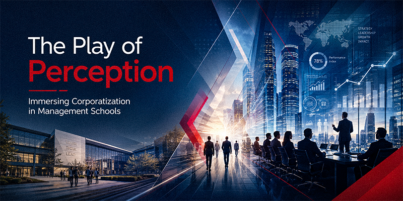 The Play of Perception: Immersing Corporatization in Management Schools